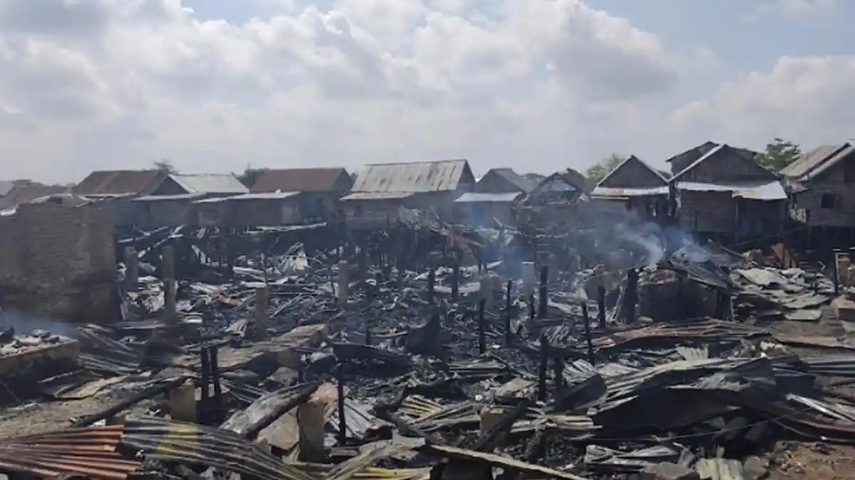 Terjebak, Ranau Jaya Harus Berjalan di Api dan Lompat ke Sungai Saat 29 Rumah di Ogan Ilir Terbakar