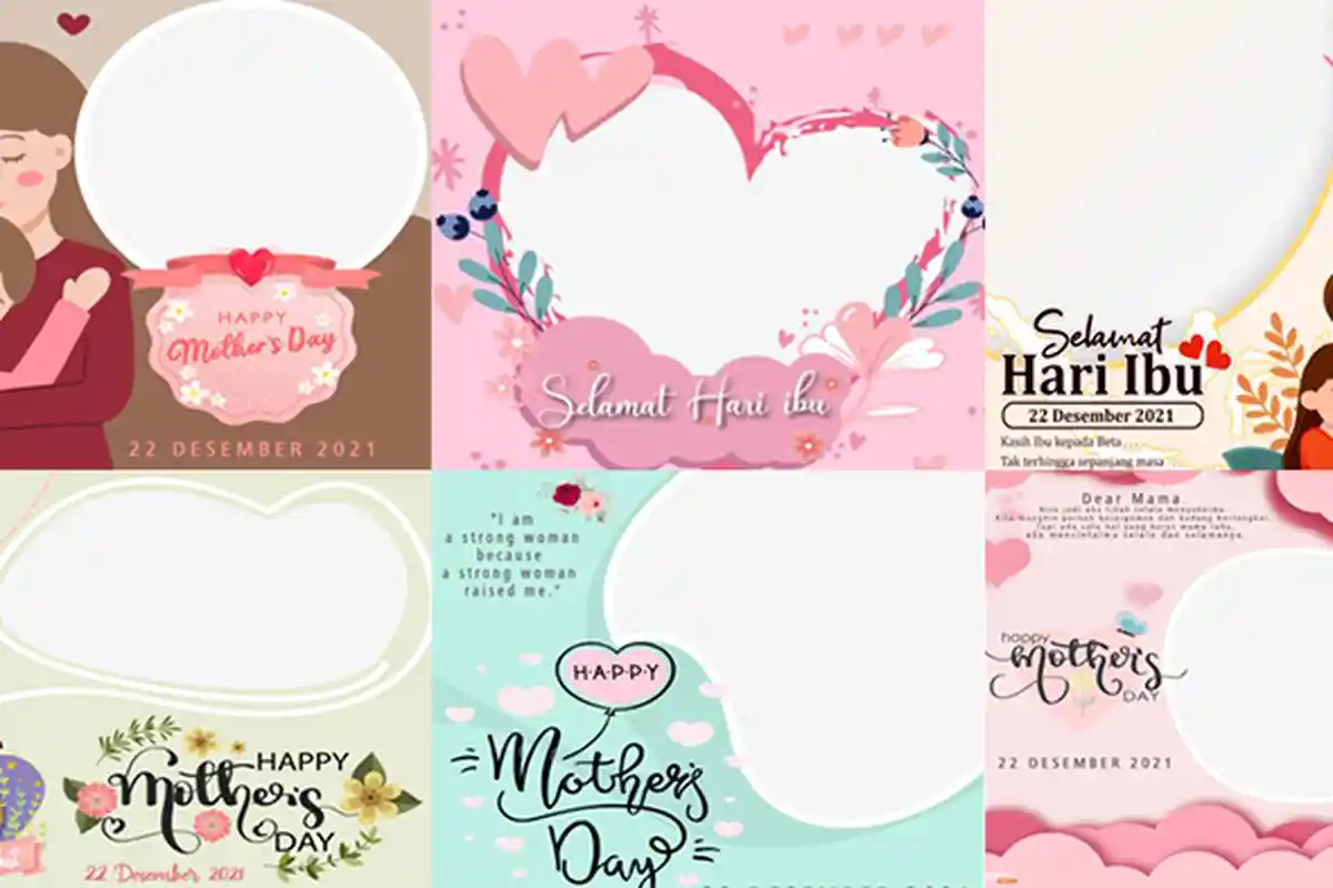30 Link Twibbon Hari Ibu 22 Desember: Cocok Digunakan untuk Status Facebook, Instagram, dan Twitter