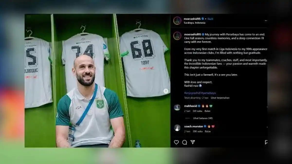 Penuh Emosional Gelandang Tangguh Persebaya Surabaya M Rashid Ucap ...