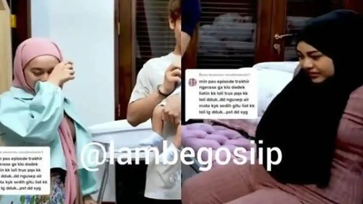 Lembutnya Hati Lesti Kejora, Nangis Lihat Aurel Hermansyah Kesakitan saat Berusaha Duduk