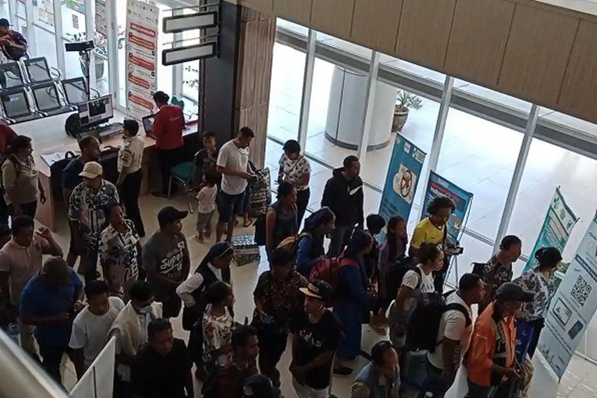 Pelintas Batas di PLBN Motaain Meningkat Drastis Jelang Natal dan Tahun Baru