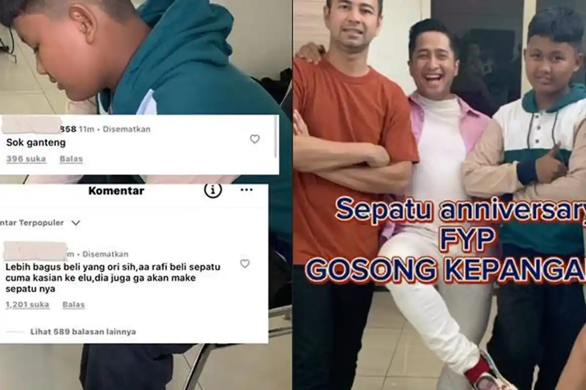 Sepatu Uniknya Dibeli Raffi Ahmad, Rivan Bocah 13 Tahun Malah Kena Nyinyir: Harus Tetap Semangat