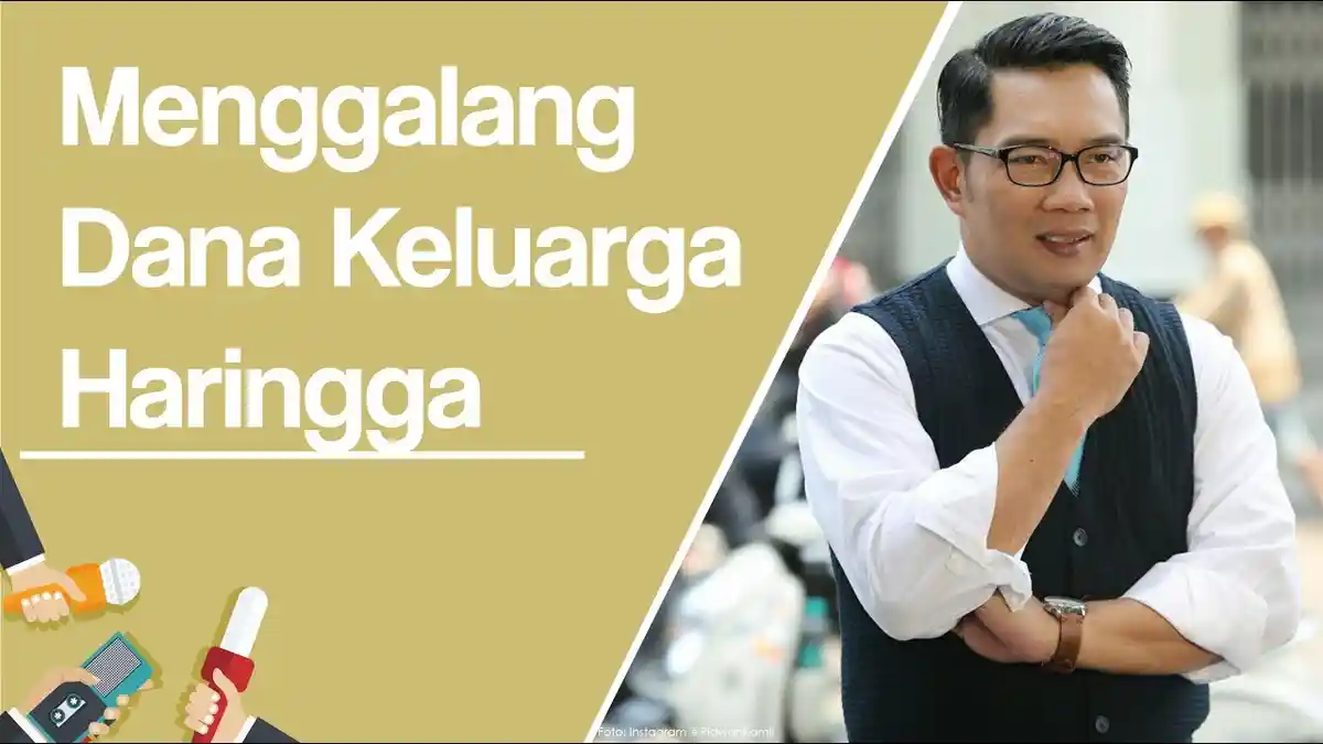 Ridwan Kamil Menggalang Dana Santunan Keluarga Almarhum Haringga Sirla