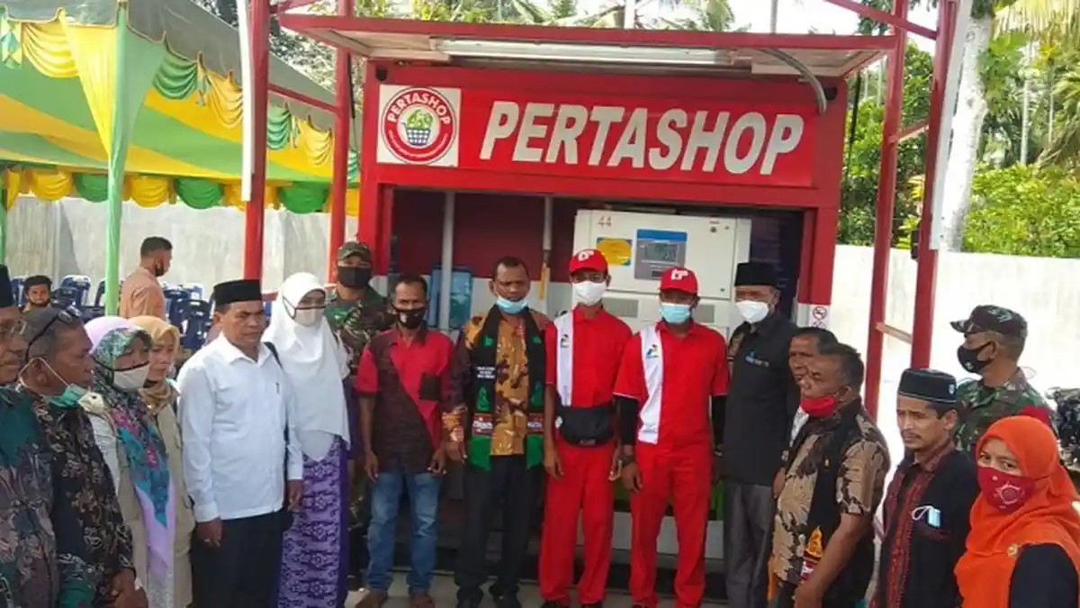 Usaha Pertashop Pertamina Diminati Masyarakat Gampong