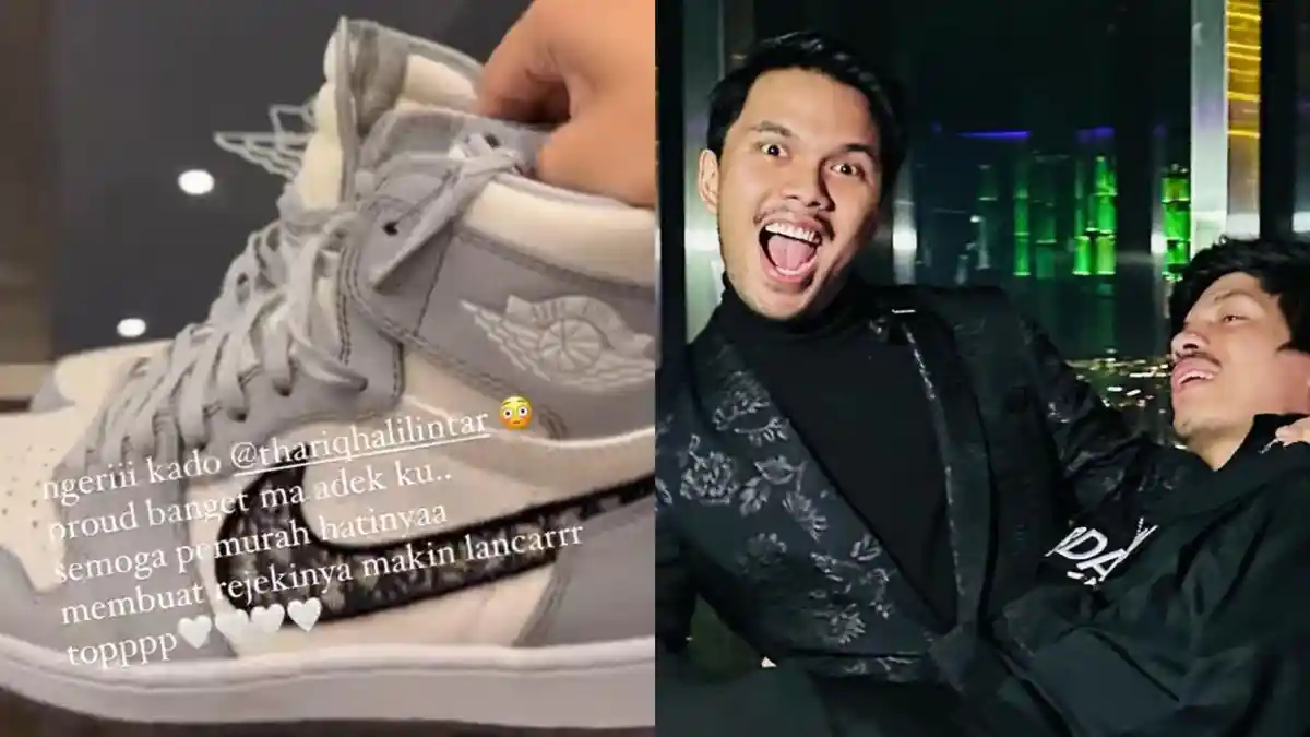 Atta Halilintar Kaget, Thariq Halilintar Beri Hadiah Sepatu Ratusan Juta