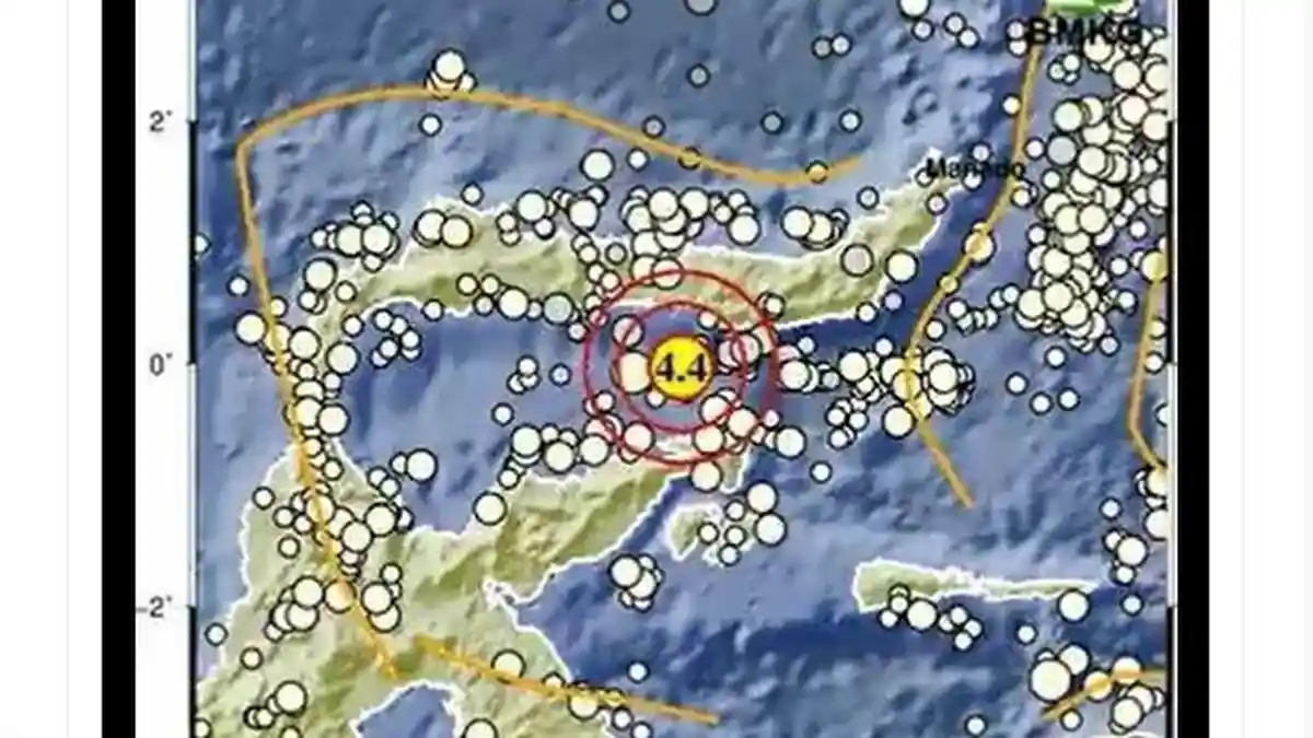 BREAKING NEWS Gempa Bumi di Gorontalo Sabtu 28 Oktober 2023, Info BMKG Cek Lokasinya