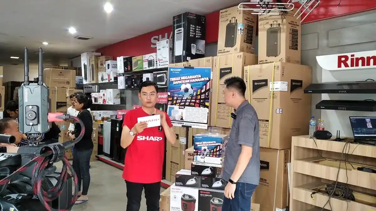 Sharp Jambi Mengadakan Undian dengan Puluhan Hadiah Menarik