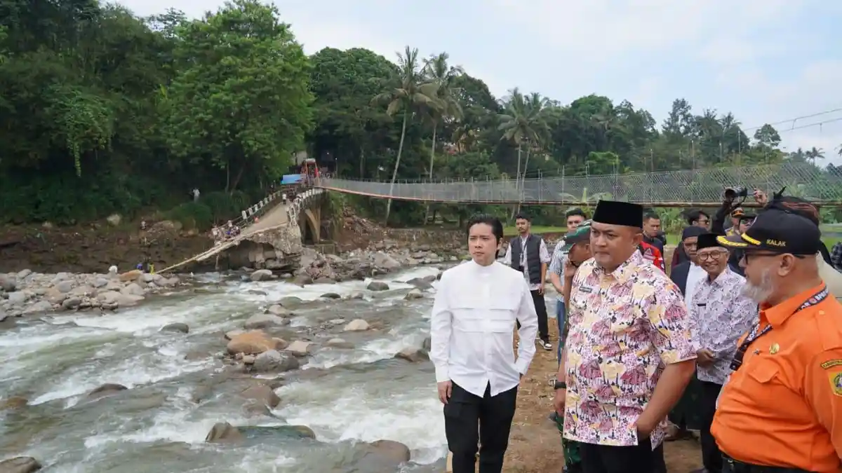 Pemkab Bogor Dapat Jembatan dari Eiger Adventure Land, Jadi Pengganti Akses yang Tersapu Banjir