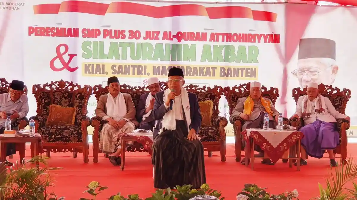 Maruf Amin Bernostalgia Saat Kunjungi Pesantren Sang Ayah