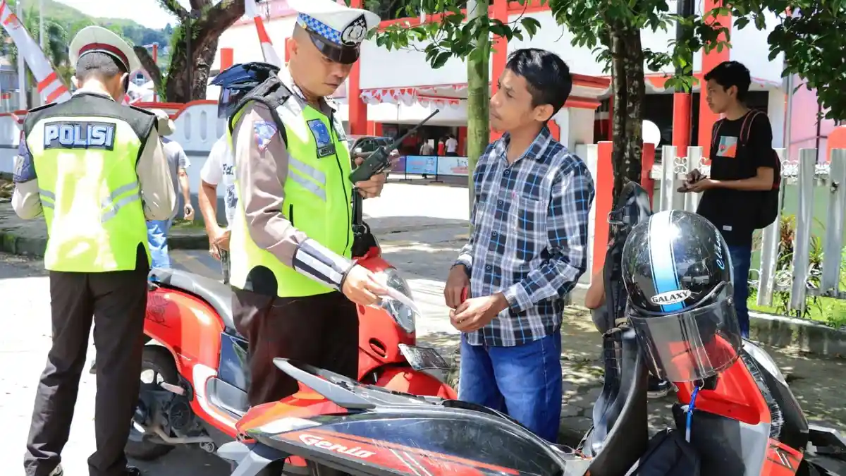 105 Kendaraan Terjaring Operasi Zebra di Kota Ambon, Didominasi Pemotor