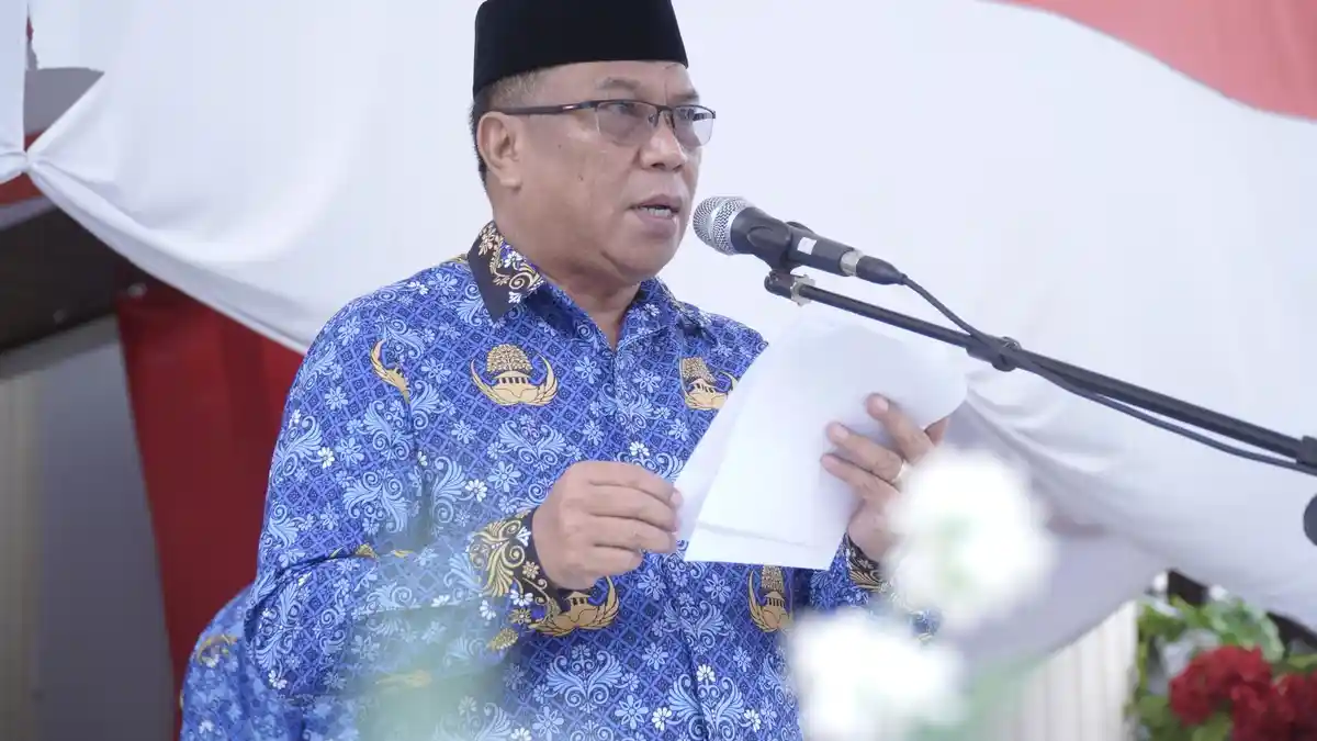 Upacara HUT ke 54 Korpri di Tidore Berlangsung Khidmat Meski Hujan Mengguyur