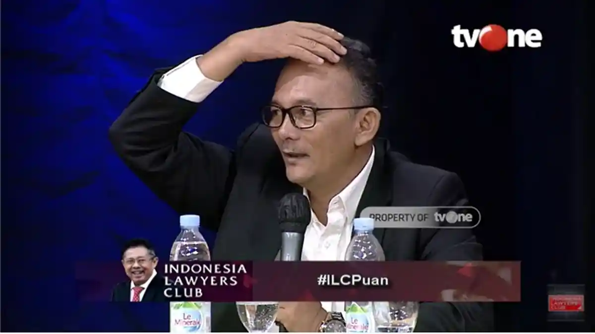 Serunya ILC TV One Tadi Malam, Hasril Chaniago Ungkit Sejarah Keluarga Arteria Dahlan? Siapa Dia?
