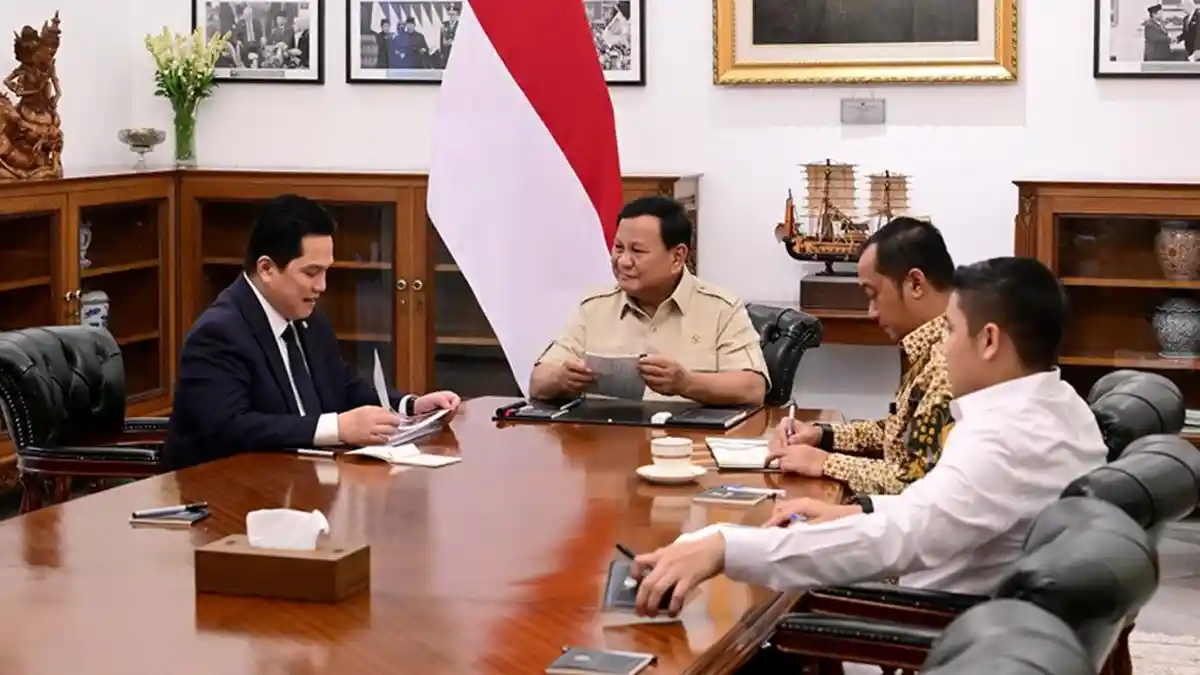 Erick Thohir Temui Prabowo di Istana, Bahas Kesiapan Diskon Transportasi Nasional
