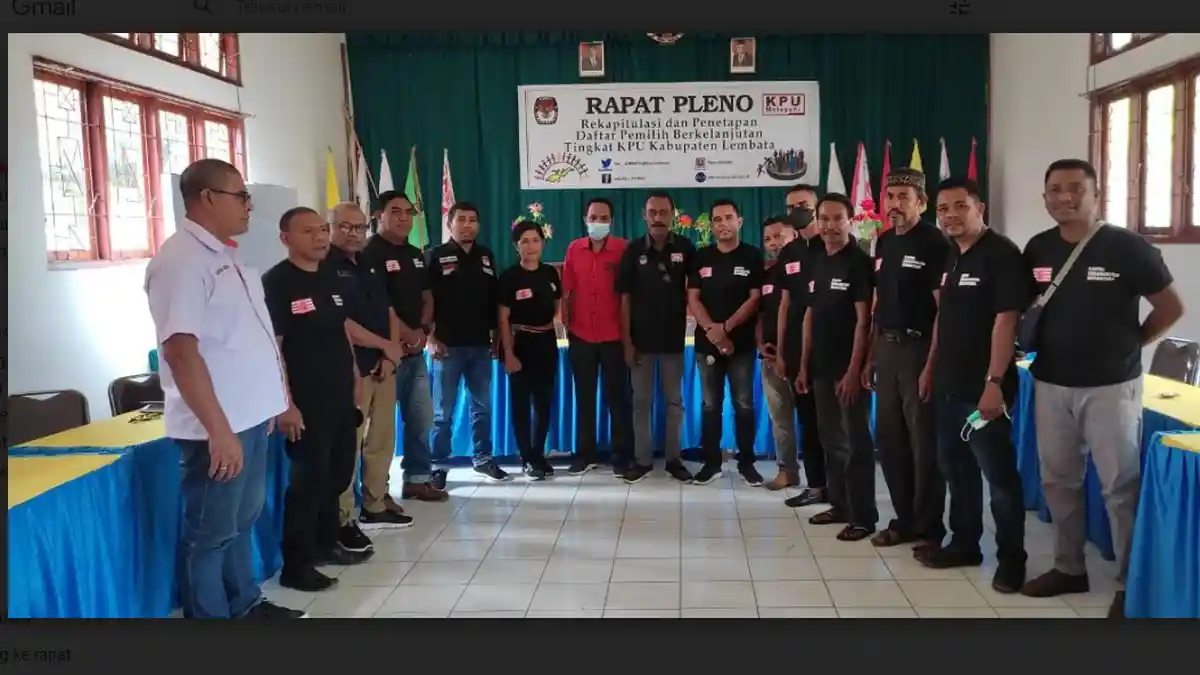Partai Kebangkitan Nusantara Sambangi Kantor KPU Lembata