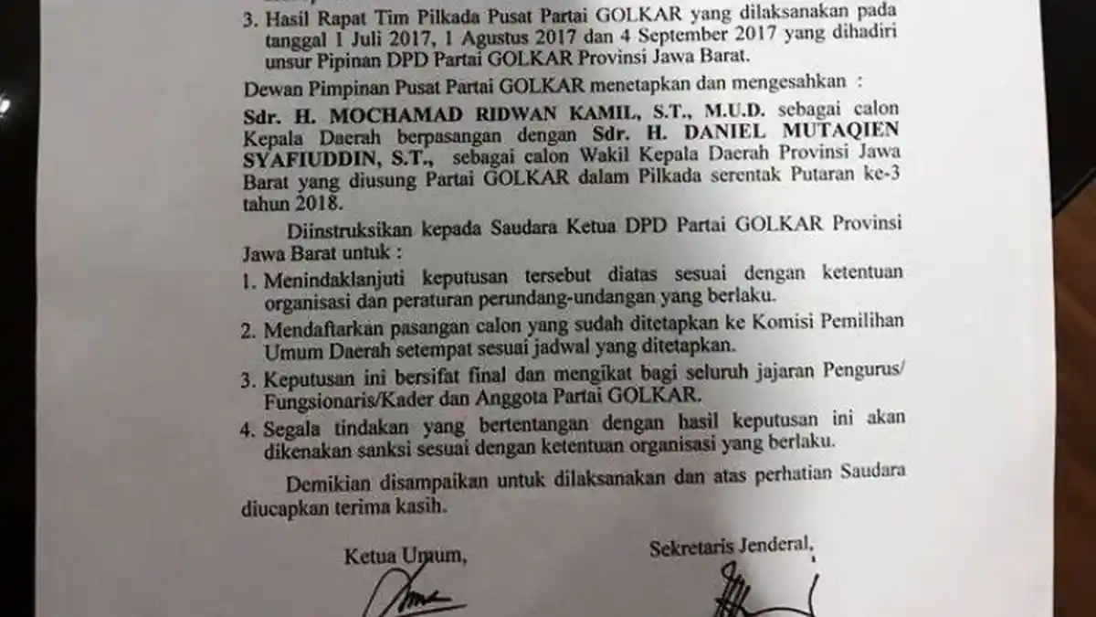 Polda Jabar Akan Panggil Dedi Mulyadi Terkait Surat Dukungan Palsu Golkar