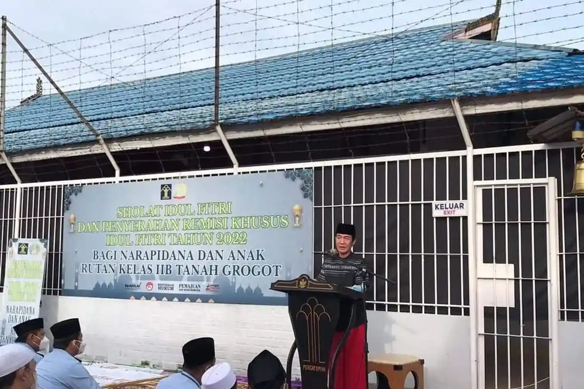 7470 Warga Binaan di Lapas dan Rutan se-Kaltimtara Dapat Remisi Idul Fitri 2022