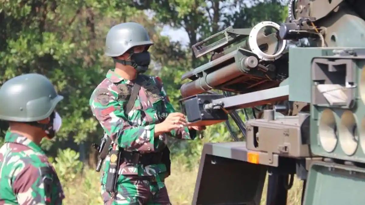 Asah Skill, Batalyon Armed 9 Pasopati Kostrad Gelar Latihan Tim Pelaksanaan Tembakan di Purwakarta