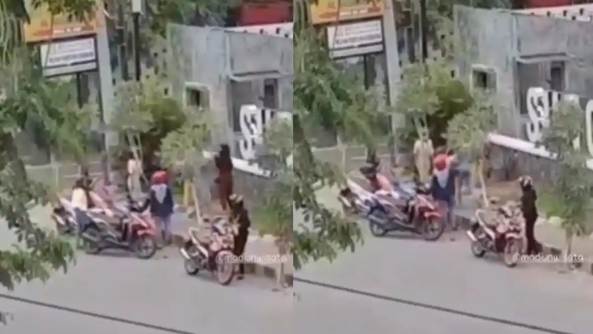 2 Emak-emak Kontak Fisik Dijadikan Ajang Taruhan di Madiun