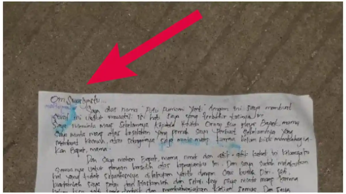 Isi Surat Mahasiswi Makassar Tewas Tergantung di Kos, Pesan ke Pacar dan Alasan Nekat, Tes Corona