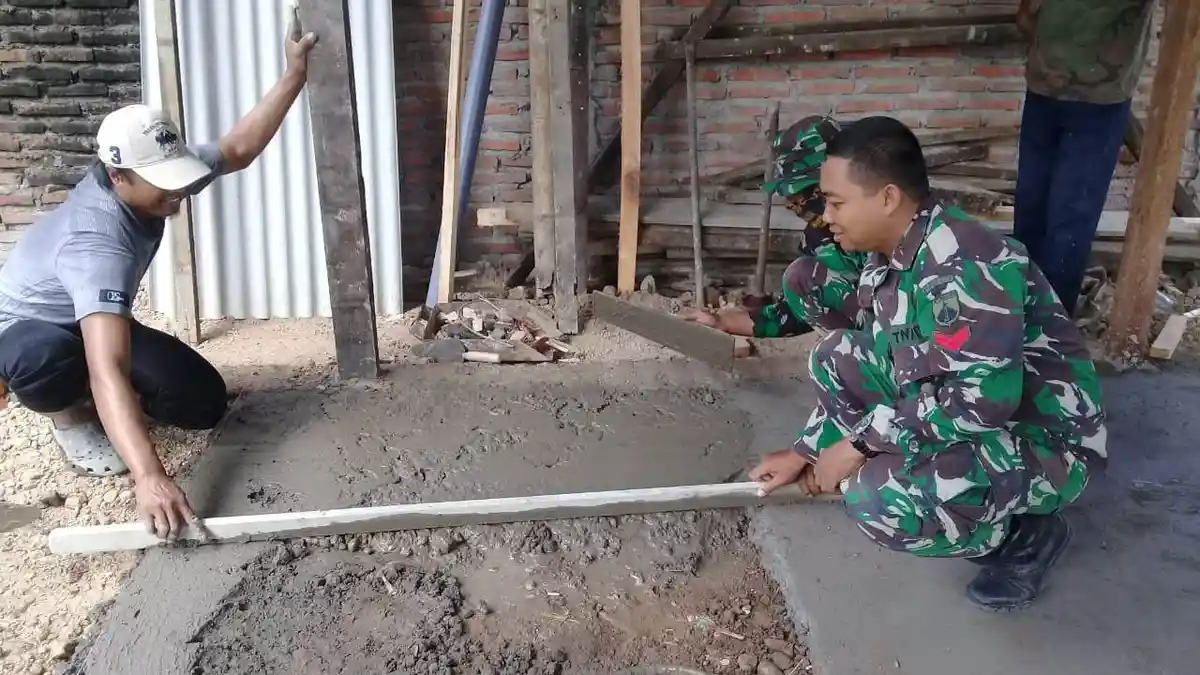 Warga Desa Kalikondang Lokasi TMMD Demak: TNI Memang Luar Biasa