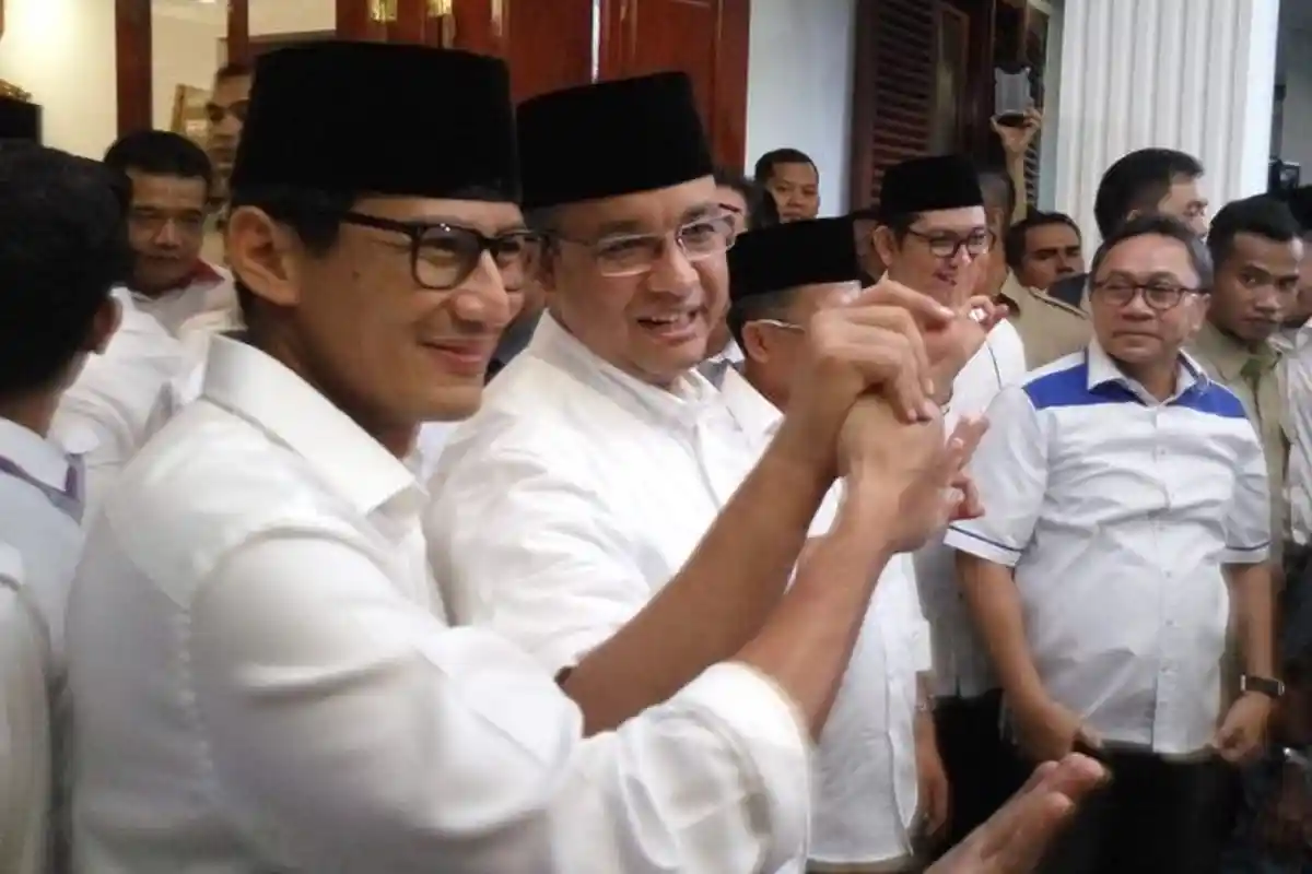 Deklarasikan Kemenangan! Begini Instruksi Pertama Prabowo untuk Anies-Sandiaga