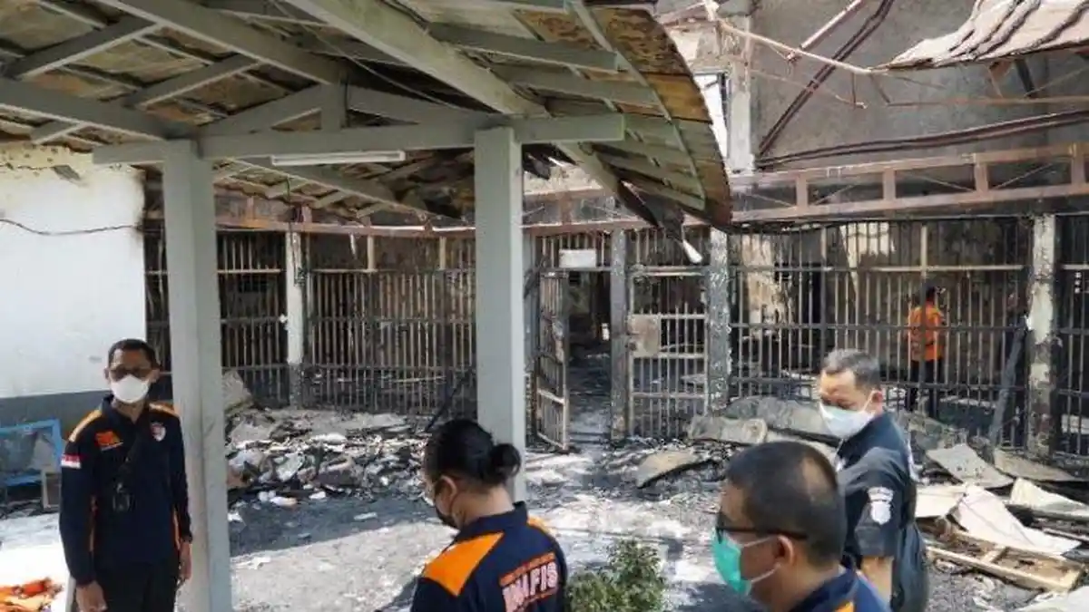 3 Petugas Lapas Jadi Tersangka dalam Kasus Kebakaran Lapas Tangerang
