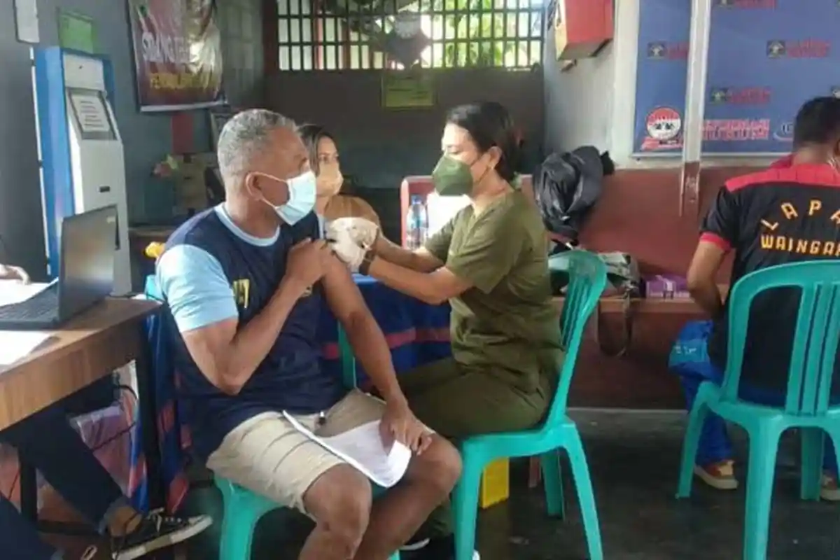 78 Persen Warga Binaan di Lapas Waingapu Telah Divaksin 