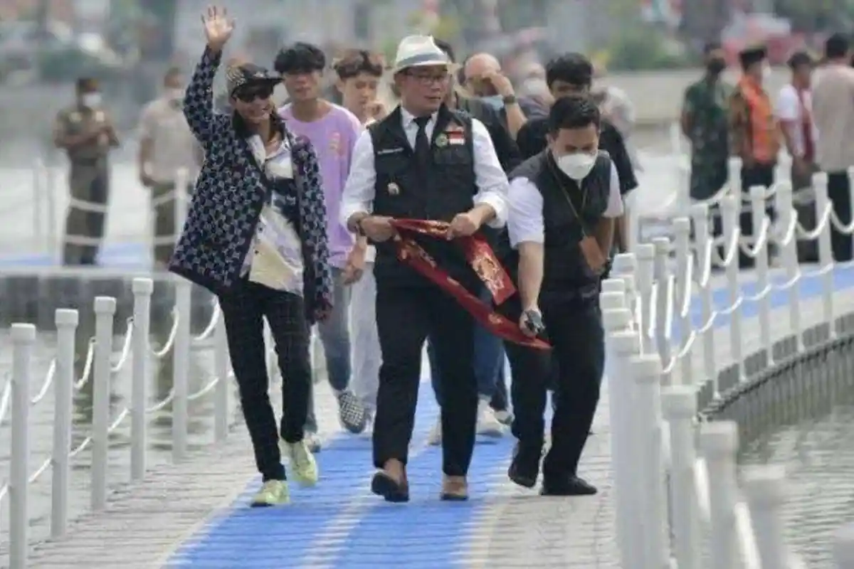 Ridwan Kamil dan Bonge Sempat Coba Panggung Apung, Kini Sejumlah Fasilitas di Situ Rawa Kalong Rusak