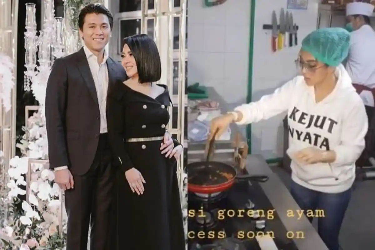Keahlian Memasak Syahrini Disandingkan Dengan Luna Maya, Reino Barack Tetap Menikmati Masakan Istri