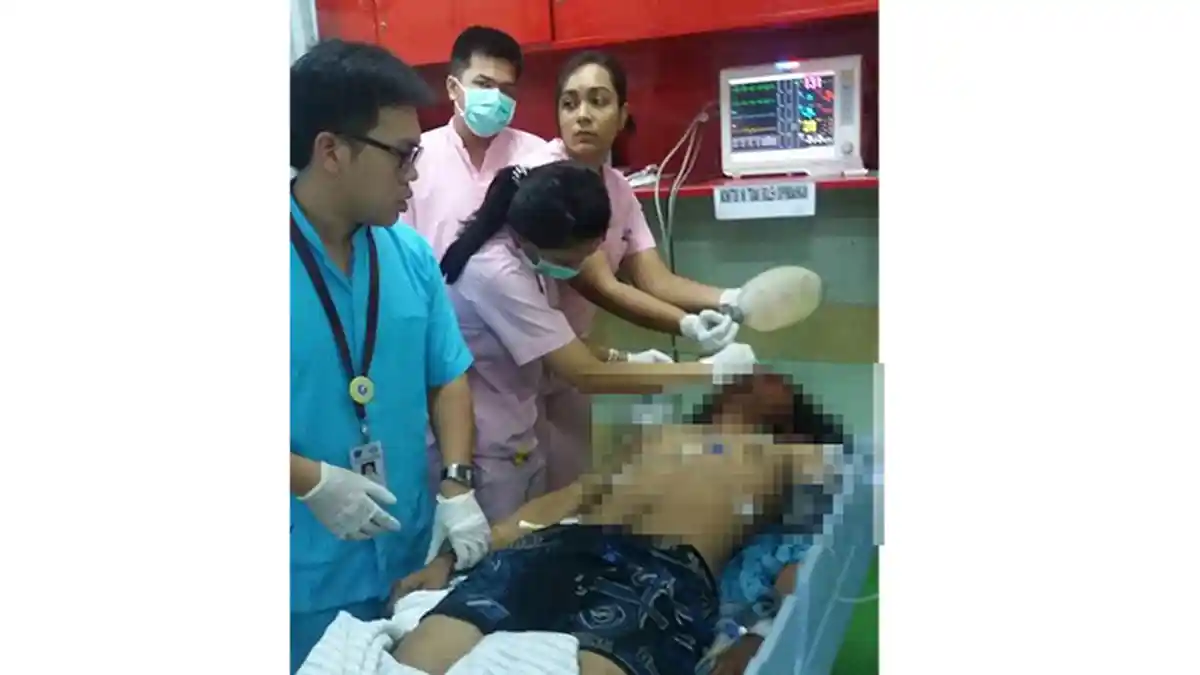 Kecelakaan di Jalan Mertasari, Tiga Orang Dilarikan ke RSUP Sanglah, Satu CKB