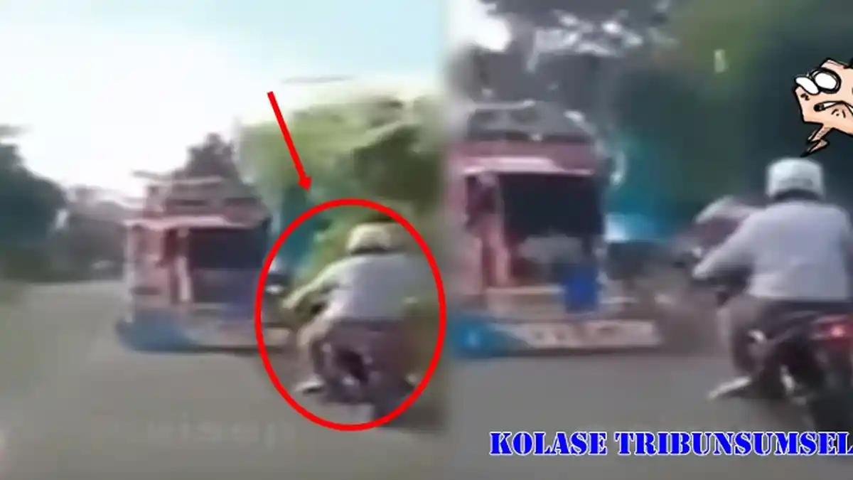 Kesal Tidak Dikasih Lewat,Pengendara Motor Lakukan Aksi Mengejutkan Ini,Dijamin Bikin Ngakak!