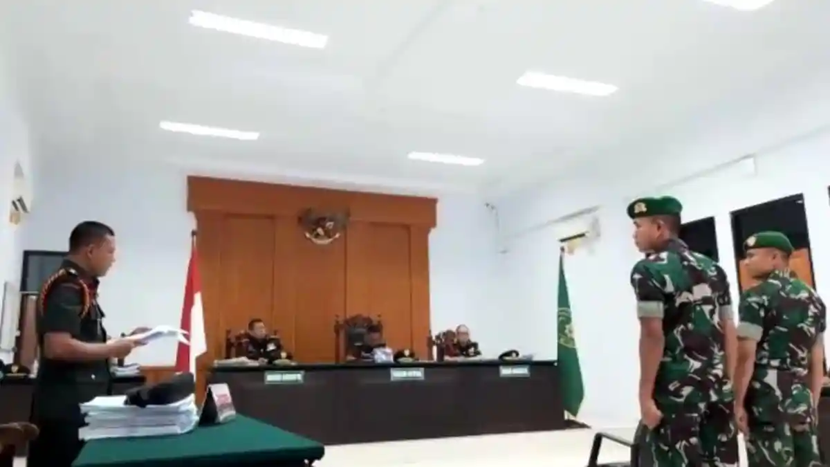 Dua Oknum TNI Ini Dituntut Pidana Mati, Jadi Kurir 75 Kilo Sabu dan 40 Ribu Butir Pil Ekstasi