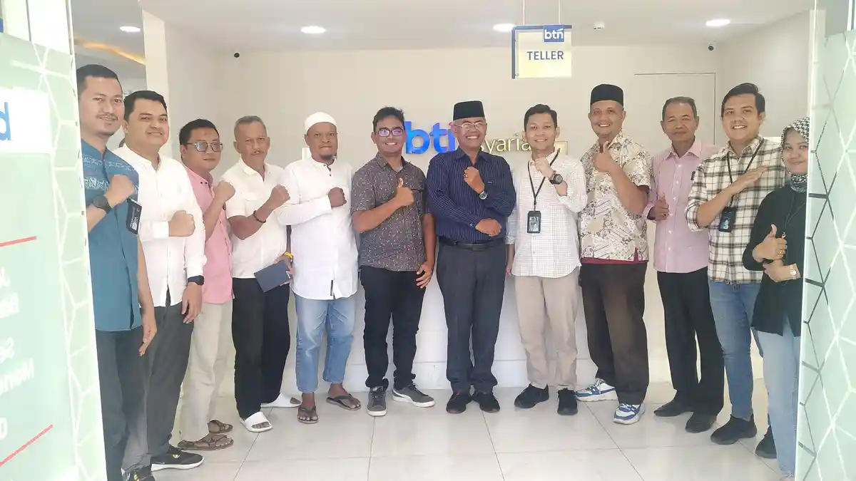 Forum Ketua Koperasi Merah Putih Se-Banda Aceh Silaturahmi  dengan Kantor Pusat BTN Syariah Aceh 