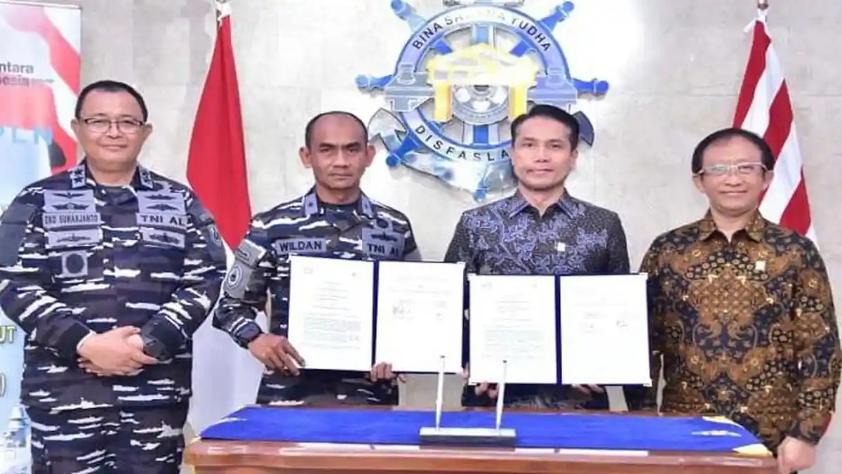 PLN dan TNI AL Kolaborasi Perkuat Pertahanan Laut Indonesia