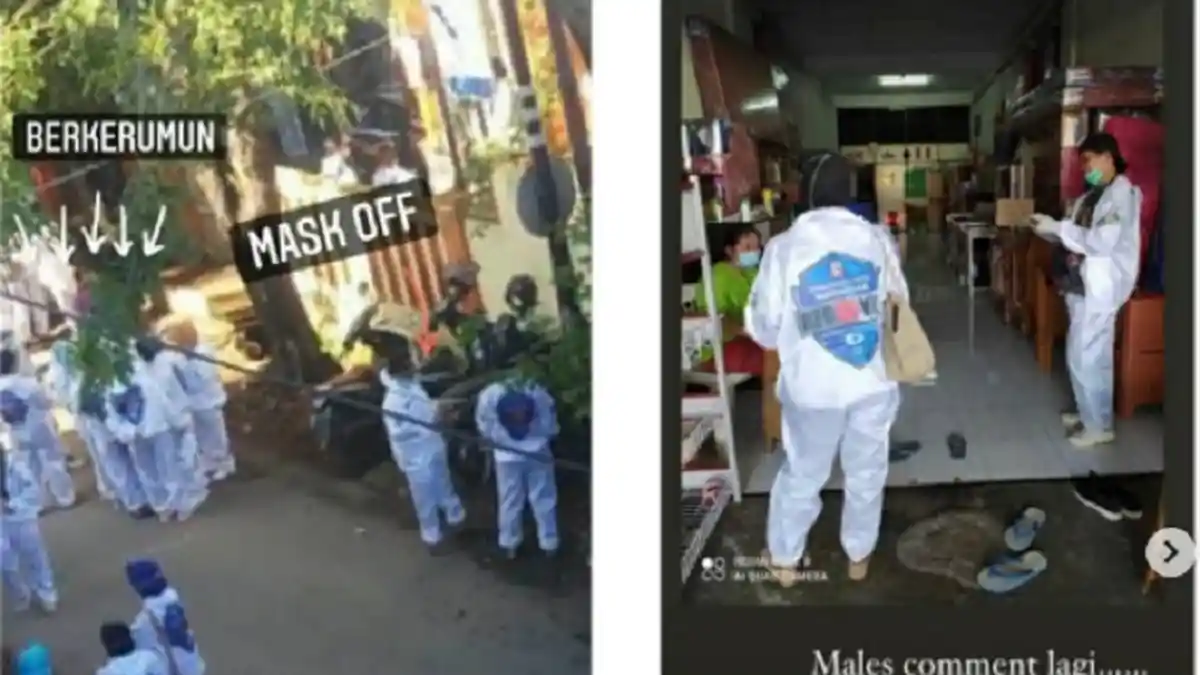 Viral Tim Detektor Covid-19 Pemkot Makassar Lepas Masker dan Berkerumun saat Datangi Rumah Warga