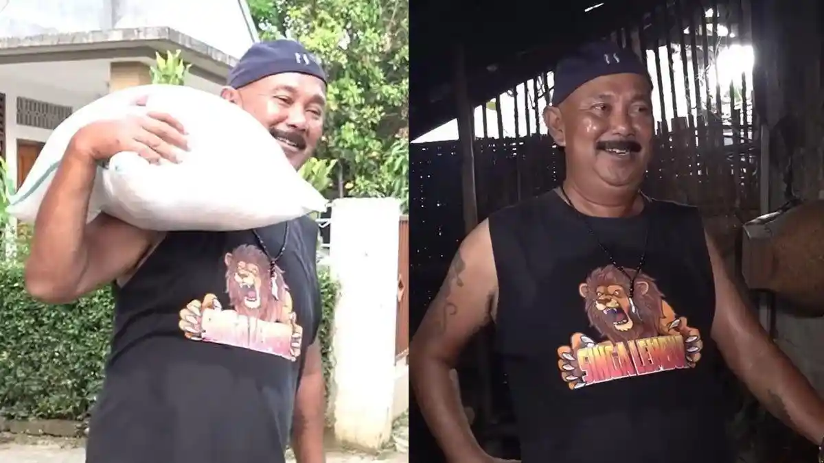 VIRAL Kades Penuh Tato, Tampilan Bak Preman, Tapi Suka Panggul Beras untuk Warga dan Berhati Lembut