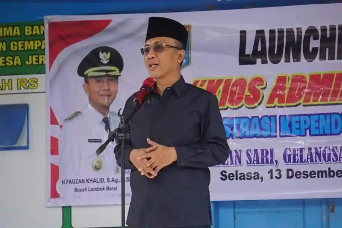 Bupati Lombok Barat Launching 4 Kios Adminduk, Percepat Pelayanan Kependudukan di Tingkat Desa