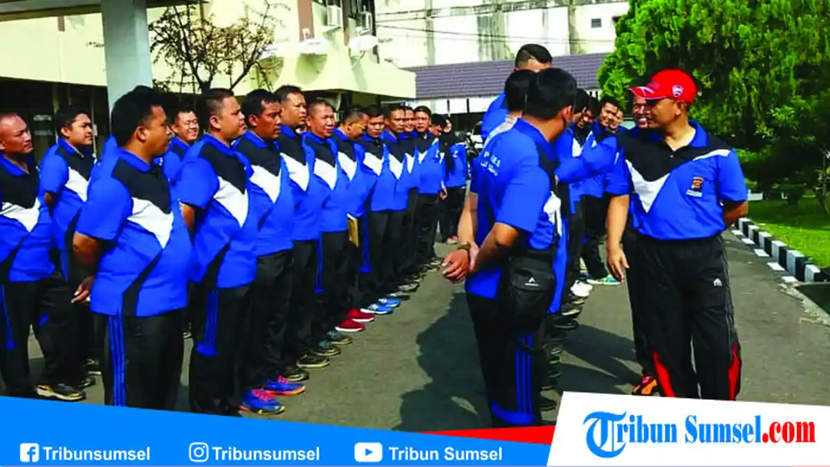 Supaya Lincah Polisi Gendut di Polres Lubuklinggau Wajib Kurus