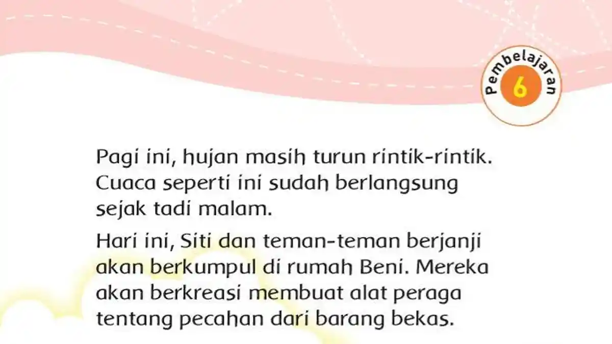 Kunci Jawaban Tema 5 Kelas 3 SD Halaman 112 116 117 119 Subtema 2 Pembelajaran 6 Perubahan Cuaca