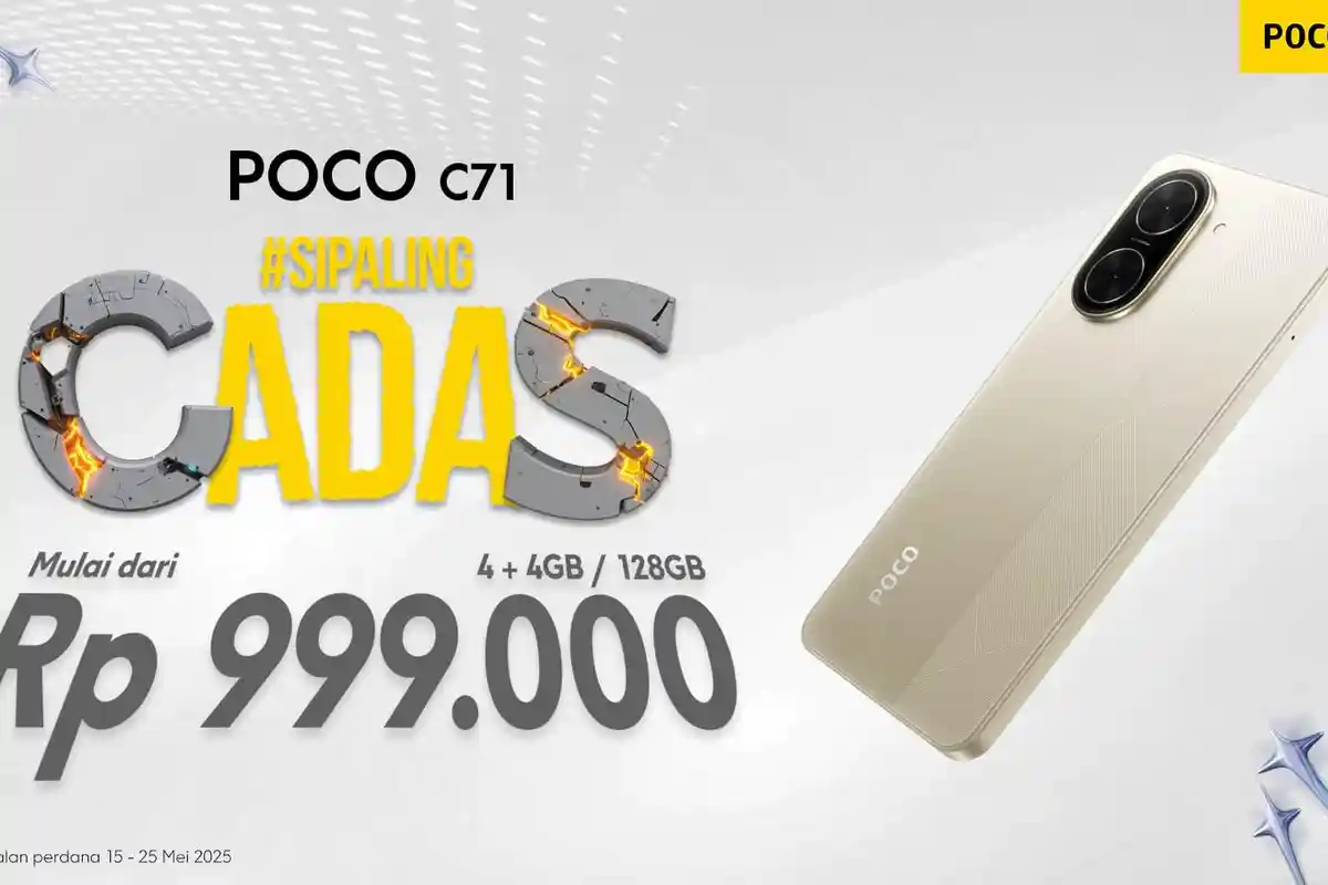 SiPalingCadas POCO C71 Hadir dengan Performa dan Harga Paling Ekstrem!