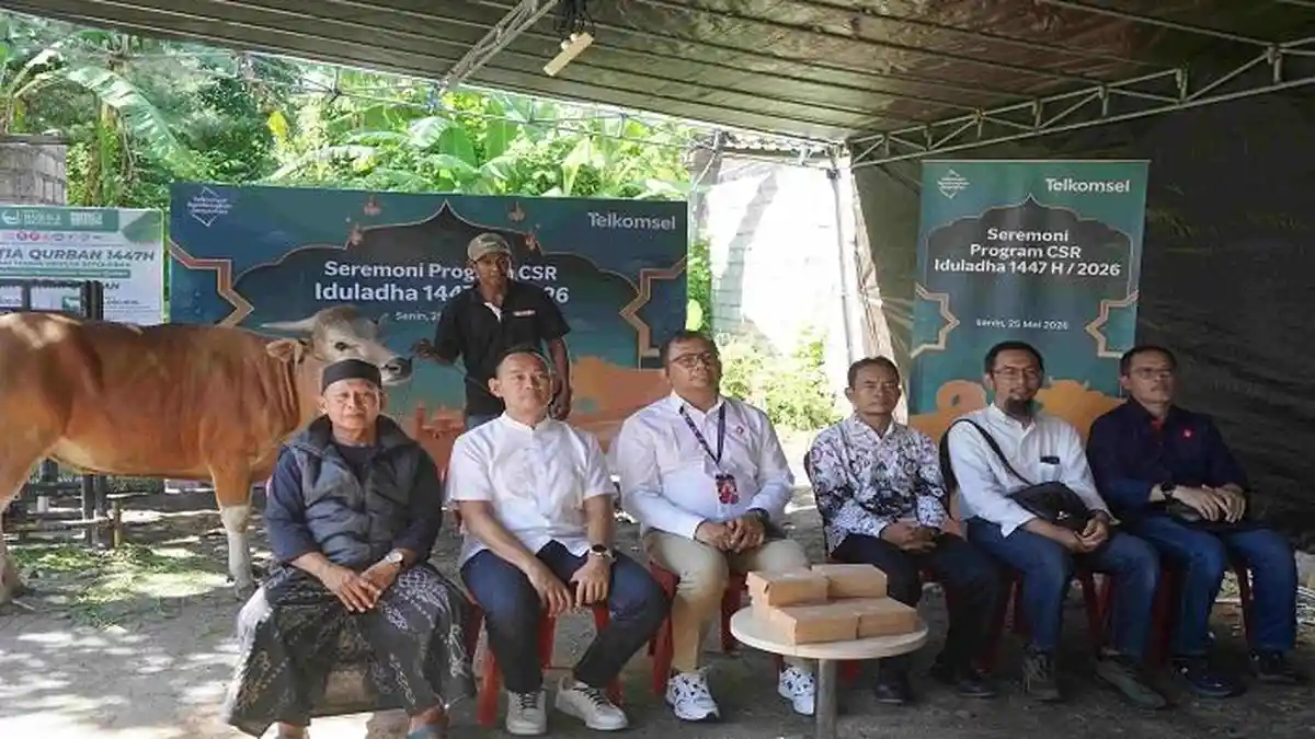 Telkomsel  Salurkan Hewan Kurban Iduladha 1447 H
