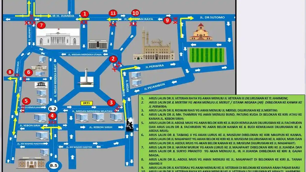 Ada Demo Mahasiswa Besok, Cek Pengalihan Arus Lalu Lintas Berikut Ini