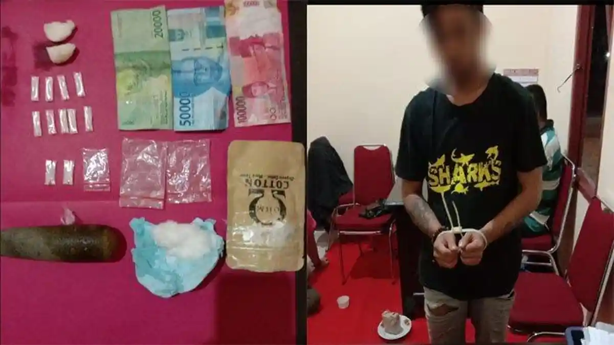 Polisi Tangkap Terduga Pengedar Sabu di Anjungan, Sembunyikan Barang Bukti di Dalam Bak Mandi