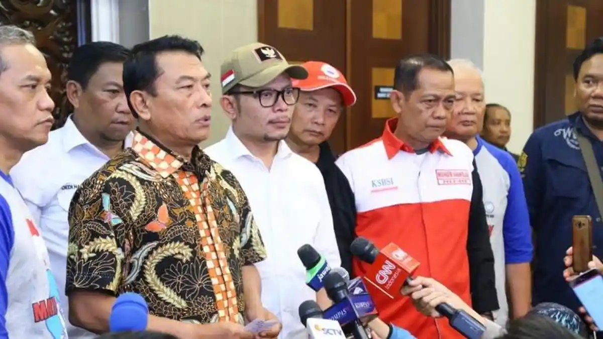 Kemnaker dan Kantor Staf Presiden Terima Perwakilan Buruh di Istana
