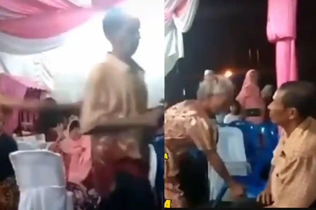 'Tolong!' Nenek Ini Cemburu Buta saat Sang Kakek Diajak Nyanyi Biduan, Ngamuk Sampai Angkat Kursi