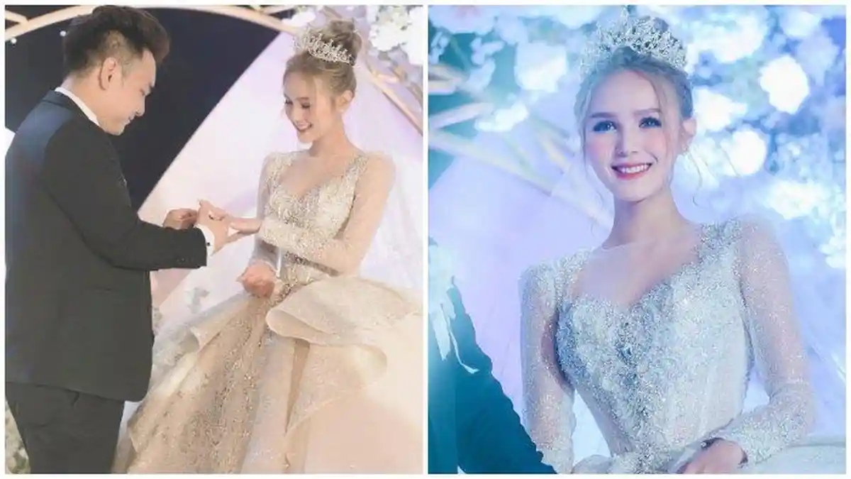 Artis Cantik Nikah Usia 18 dengan Gaun Senilai 17 M, 2 Tahun Nikah Dicibir Mulut Jahat Warganet