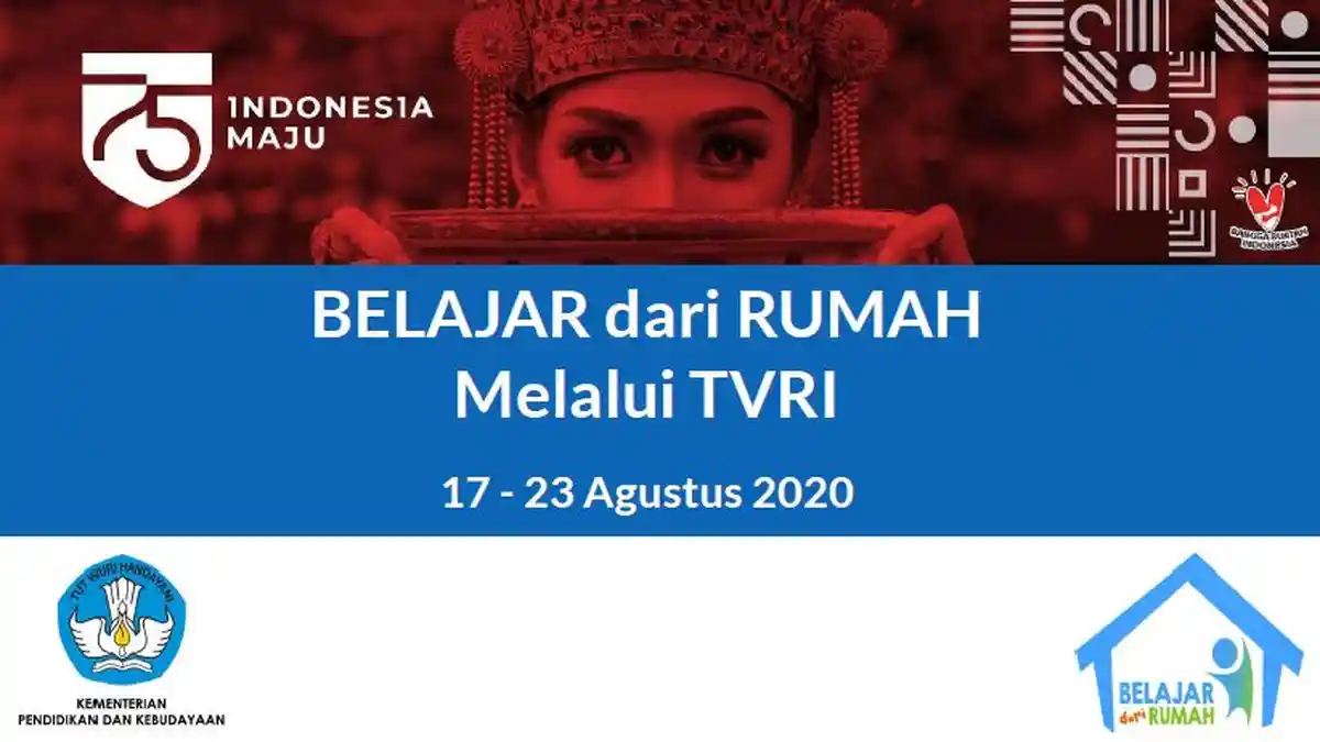 Jadwal & Streaming Belajar dari Rumah TVRI 22 Agustus 2020, Ada Talkshow Warisan Budaya Takbenda