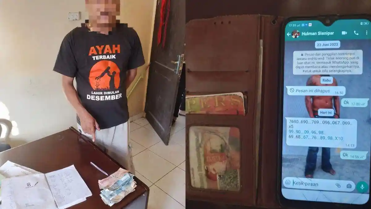 Satreskrim Polres Toba Tangkap Pelaku Judi Togel Singapore