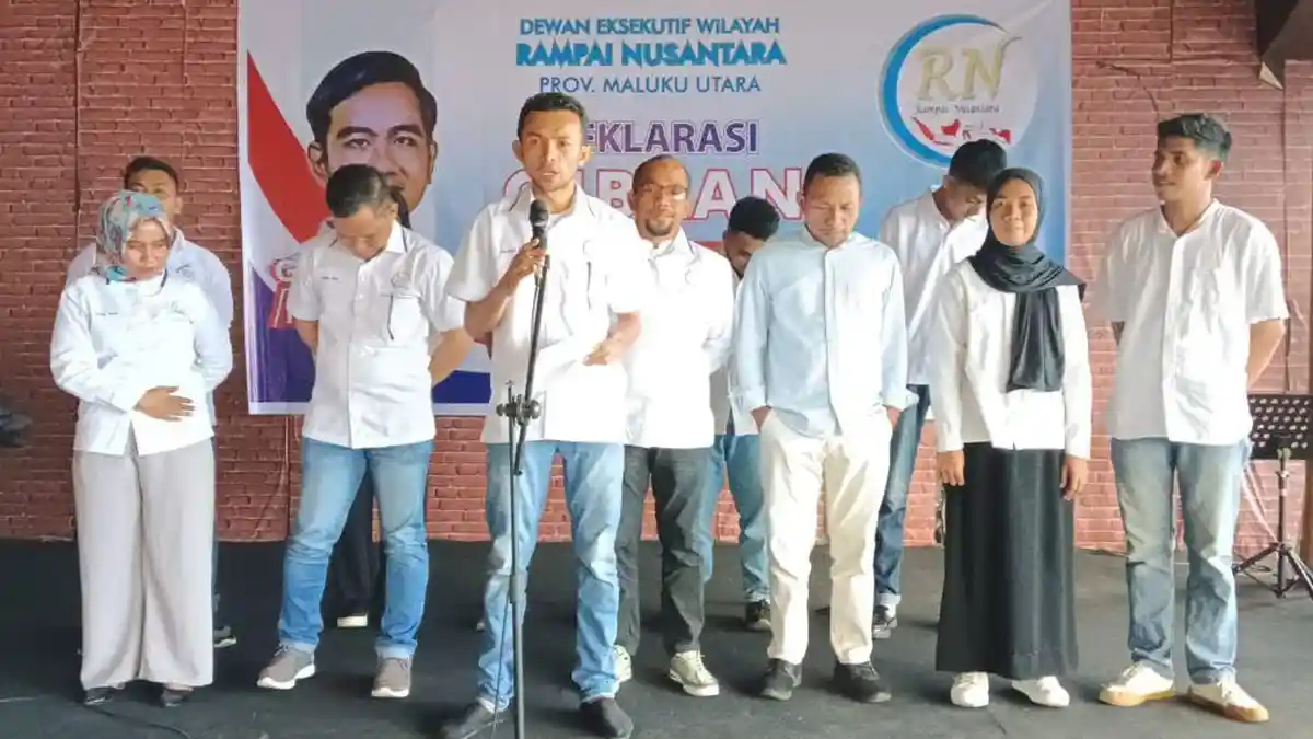 Deklarasi Gibran Rakabuming Sebagai Cawapres 2024 di Maluku Utara Dibentuk