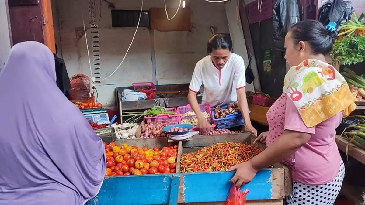 Cabai Merah Besar Turun Harga, Berikut Info Terbaru Harga Bahan Pokok di Pasar Bobo Bailang Manado